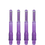 Cuesoul - Dart Shafts - Tero Flight System - AK7 - Gradient - Standard - Set of 4 - Purple Cuesoul 40mm