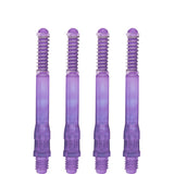 Cuesoul - Dart Shafts - Tero Flight System - AK7 - Gradient - Standard - Set of 4 - Purple Cuesoul 43.5mm