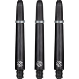 Shot Koi Carbon Dart Shafts - with Springs - Plain Black Medium