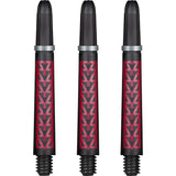 Shot Koi Carbon Dart Shafts - with Springs - Pakati Red