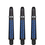 Shot Koi Carbon Dart Shafts - with Springs - Pakati Blue Tweenie