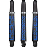 Shot Koi Carbon Dart Shafts - with Springs - Pakati Blue Medium