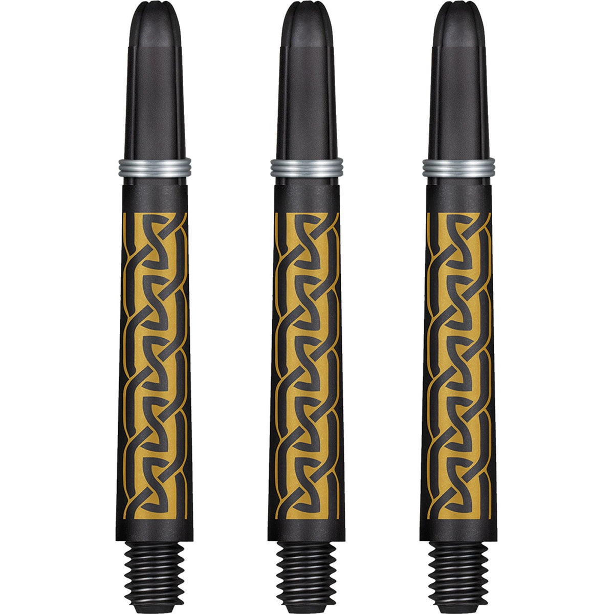 Shot Koi Carbon Dart Shafts - with Springs - Pakati Gold Medium