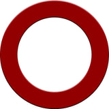 Designa Dartboard Surround - Pro - Heavy Duty - Plain Red