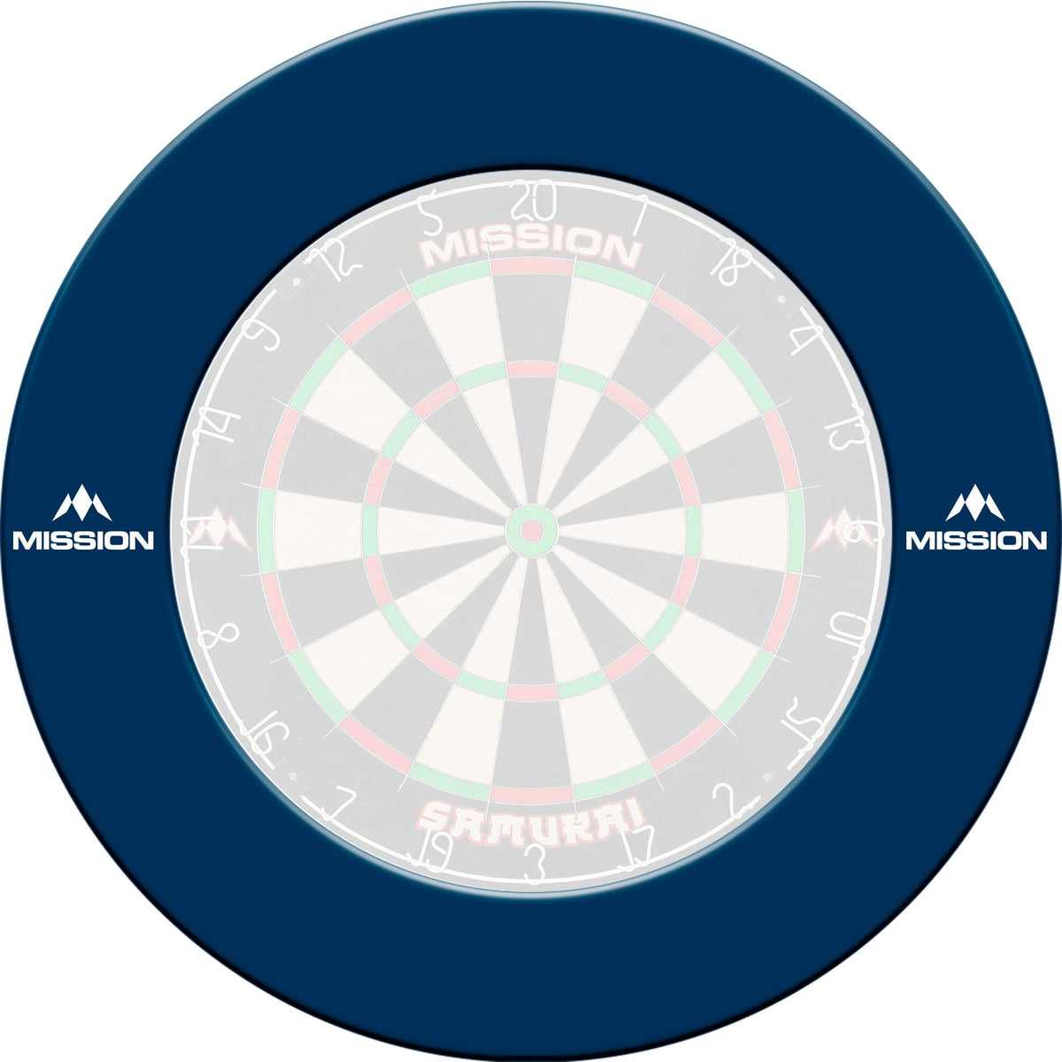 Mission Dartboard Surround - Pro - Heavy Duty - with Logo Blue
