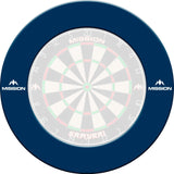 Mission Dartboard Surround - Pro - Heavy Duty - with Logo Blue