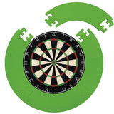 Designa Dartboard Surround - Jigsaw - Lightweight - Plain Green