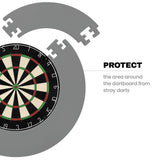 Designa Dartboard Surround - Jigsaw - Lightweight - Plain