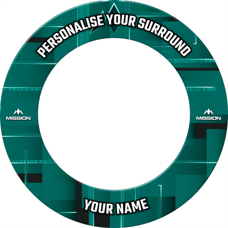 Mission Dartboard Surround - Heavy Duty - Design Collection - Vision Green PERS