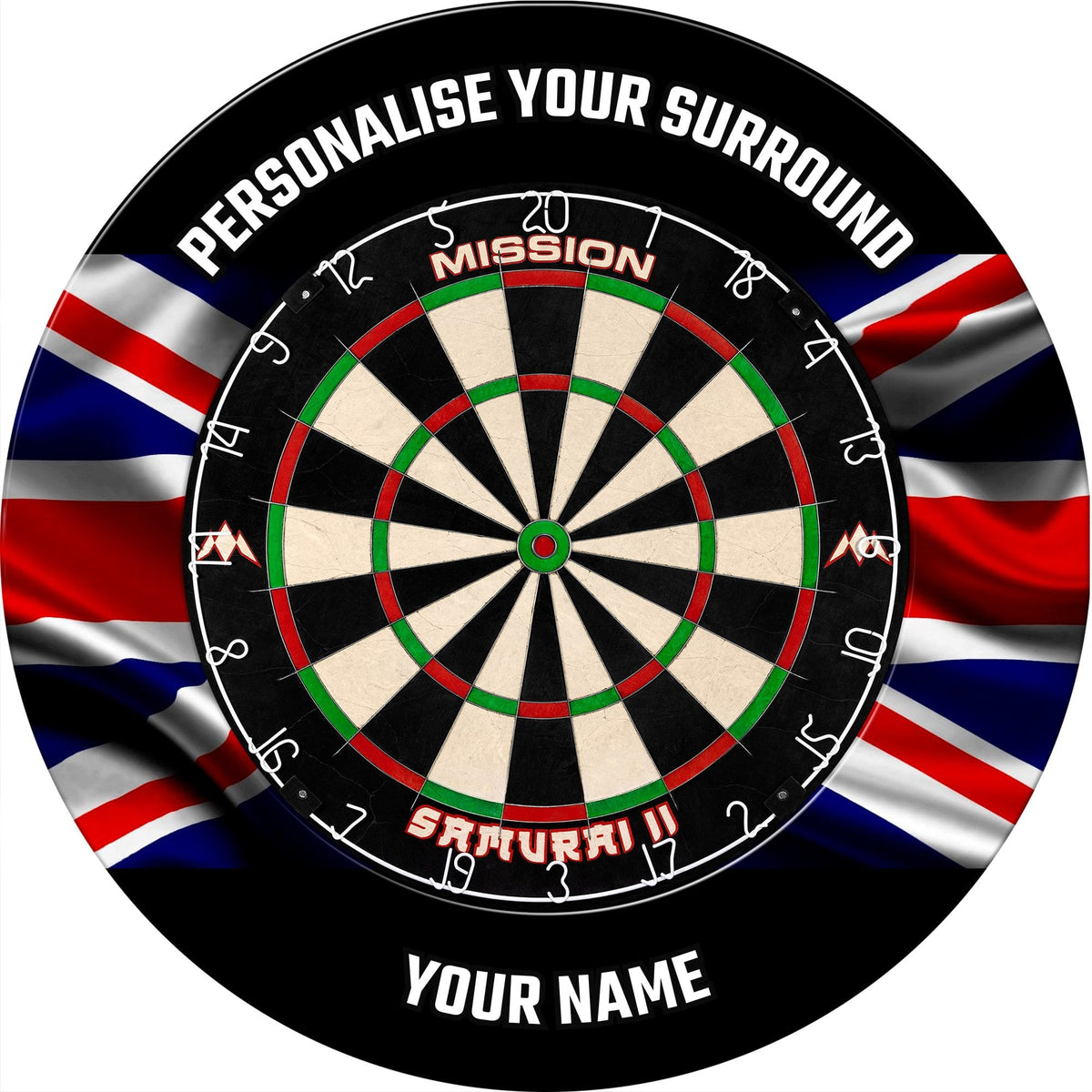 Designa Dartboard Surround - Design Collection - Heavy Duty - Union Jack 2