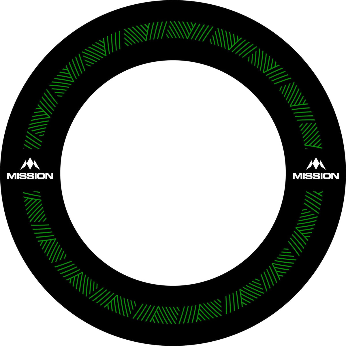 Mission Dartboard Surround - Heavy Duty - Design Collection - Green Reach