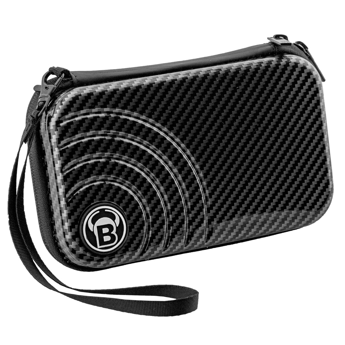 BULL'S Orbis Dart Case - Strong ABS Material - XL - Carbon - Grey