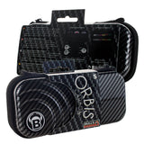 BULL'S Orbis Dart Case - Strong ABS Material - HS - S - Carbon - Grey
