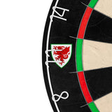 Wales Printed Dartboard & Printed Surround - Cymru
