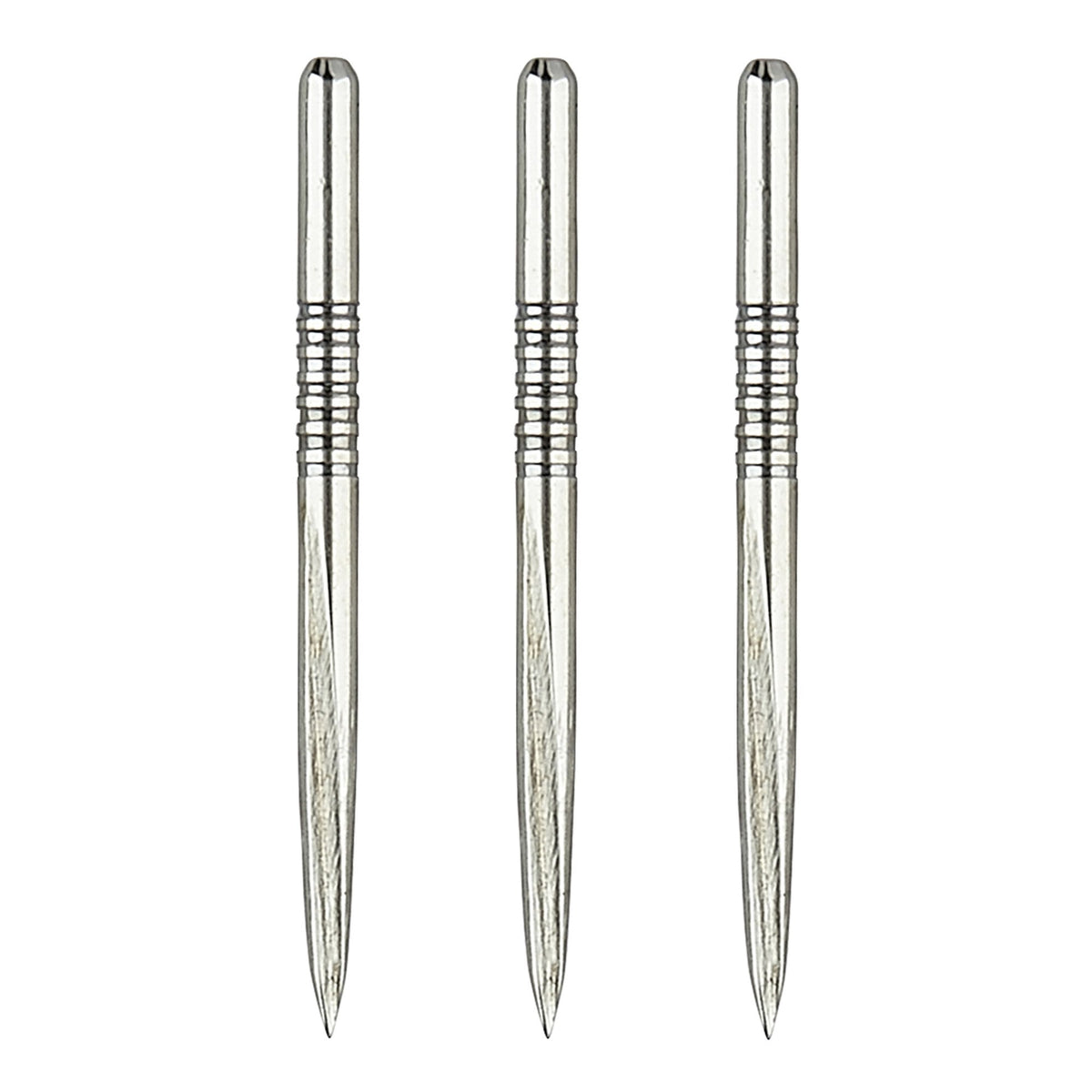 Unicorn Volute Dart Points - Steel Tip - 5 Groove - Silver  - 36mm
