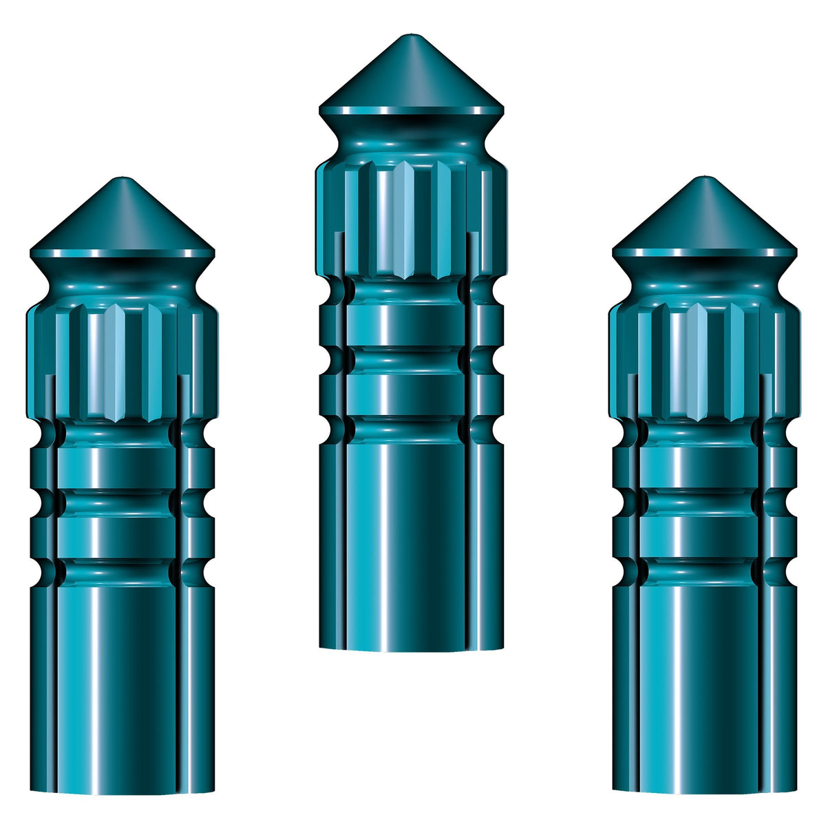 Mission F-Protect Flight Protectors - Expert - Pack 3 Aqua