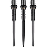 Mission Titan Pro Ti Conversion Points - Grooved - Black 34mm