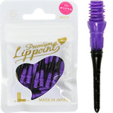 L-Style N9 - Lip Points Two Tone - Spare Black Tips - 2ba - Pack 30 Purple