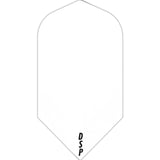 Dart Flights - Poly Plain Original - Slim White