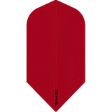 Dart Flights - Poly Plain Original - Slim Red