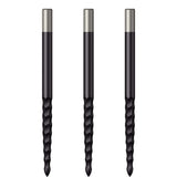 Mission Lunar FS Dart Points - Spare Points - Rough Cut - Black 38mm