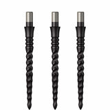 Mission Sniper Points - Steel Tip - Precision Spare Points - Lunar CS - Black 28mm