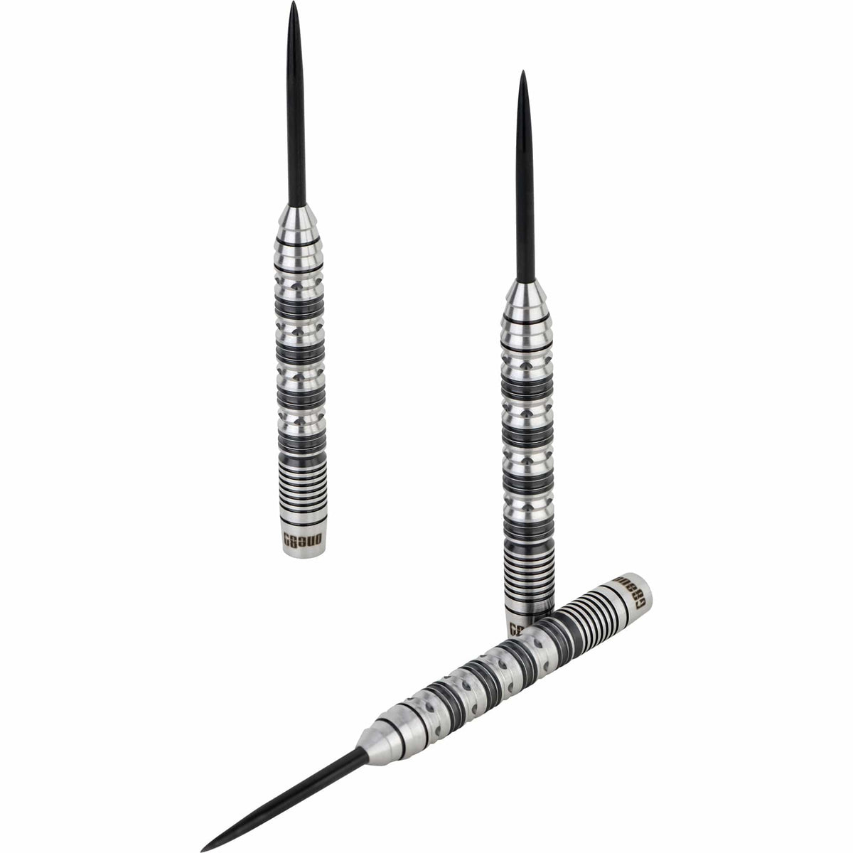 One80 Elmar Paulke Darts - Steel Tip - V2 - Black & Silver